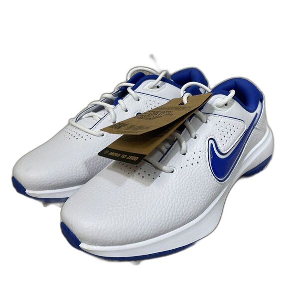 Men Size 7.5 Nike Victory Pro 3 Golf Cleats Shoes White Royal Blue DV6800-140 main image 8